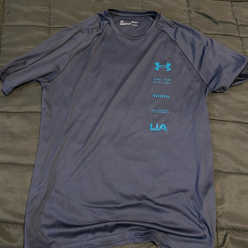 Under Armour Navy Blue Athletic Tee